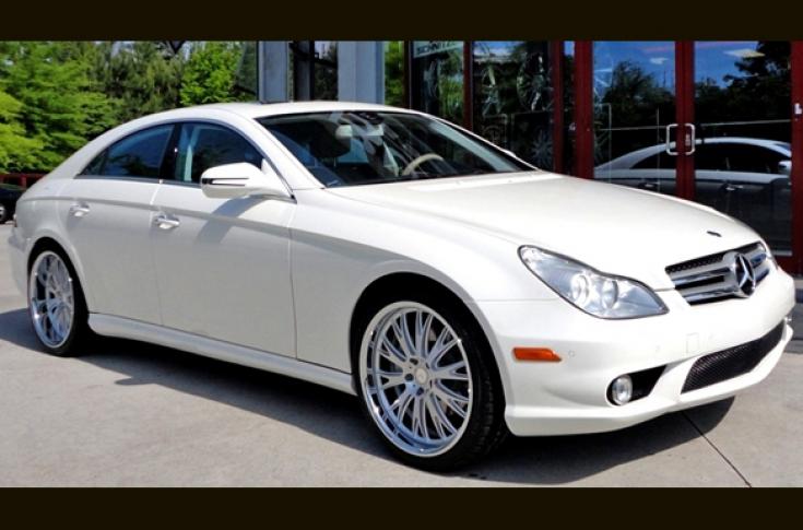 MERCEDES CLS CLASS MONACO SILVER MACHINED LIP